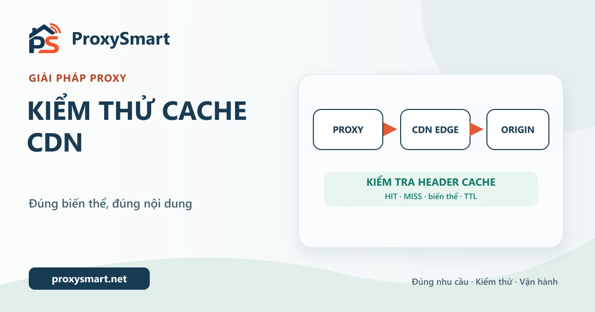 Giải pháp Proxy kiểm thử cache CDN theo từng đường truy cập
