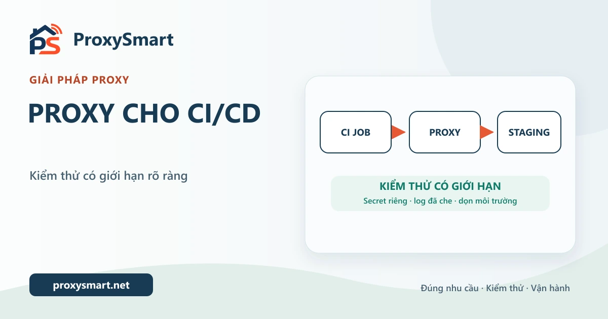 Giải pháp Proxy cho kiểm thử CI/CD có kiểm soát